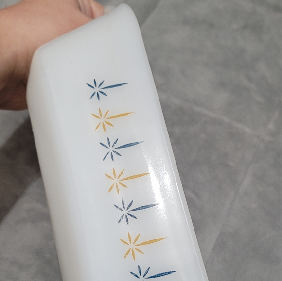 Vintage FIre King Candle Glow Dish - Picture 6 of 8